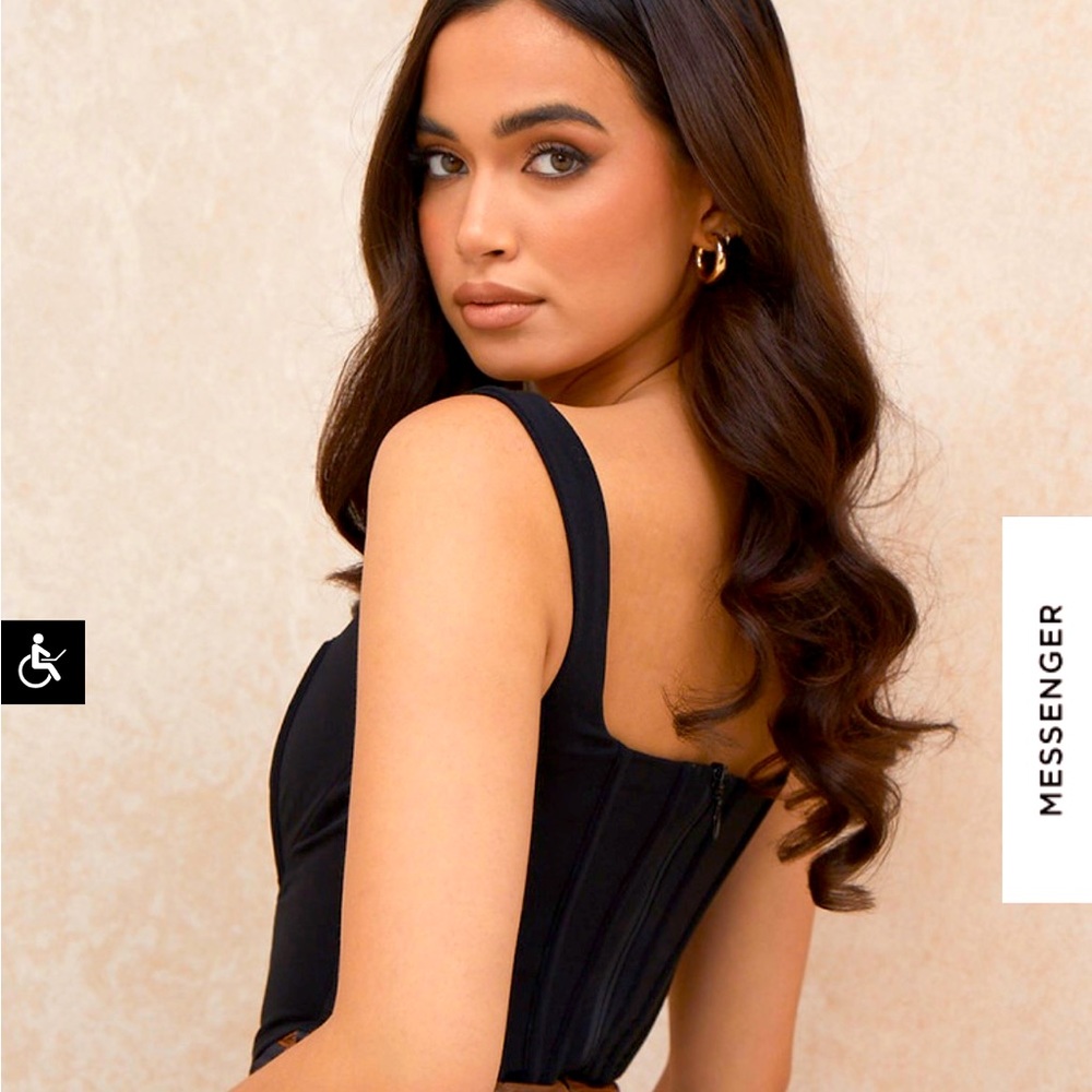 Ninetta Black Corset House of CB